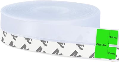 Zelfklevende transparante siliconen afdichtstrip Deurbodem Isolatie Tochtbestendig/Anti-koud, Deur-/raamafdichting, 25MM Voor games tot 15MM, 5 meter lang