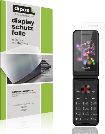 dipos – 4x Matte Beschermfolie geschikt voor Nomi i2420 | Krasbestendige & antireflecterende Screenprotector Ultra-Thin