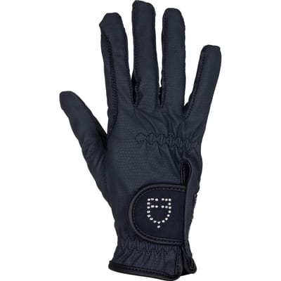 Handschoenen d'équitation avec logo pailleté femme Equestro d