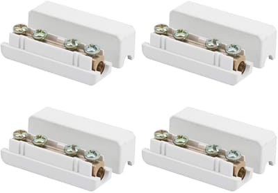 Inline elektrische aansluitblok kabelconnectoren set van 4 - 1-16A snelklemmen voor 2.5 mm²-16 mm² kabels