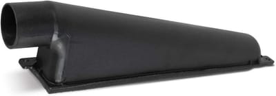 Stofpoort en Schroefset - Stofafzuiging Adapter - Werkplaats Schoonhouden - Draaibare Connector - 2 1/4 inch - Zwart