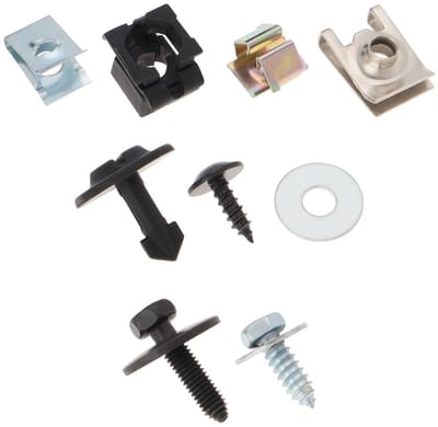Dailygoody - Motor Bevestigingsclips - 41-delige set - Inclusief schroeven - Voor AUDI A6 C5 en C6 - Onderhoud en reparatie - Essentieel voor autobezi...