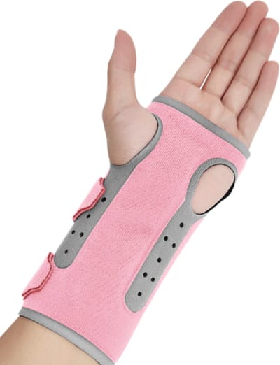 U Fit One 1 Stuk Beide Polsbrace - Beide Carpaal Tunnel Syndroom - Wrist Wraps - Polsbandage - Wrist support - RSI - Pols Ondersteuning & Versteviging - Polssteun - Polsbeschermer - Roze