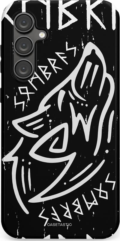 Casetastic Hoesje Geschikt voor Samsung S23 FE - Stijlvolle Beschermende Duo-layer Case - Wolvenkreet