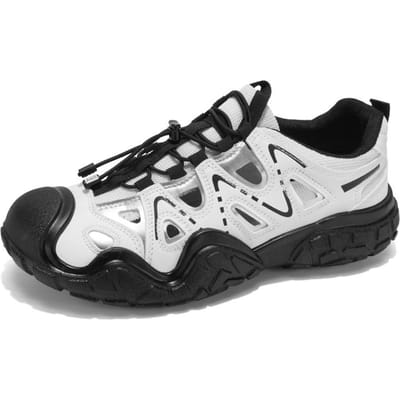 Uitverkoop Zomer Herensandalen Outdoor Antislip Heren Strandsandalen Handgemaakt Echt Leer Herenschoenen Mode Heren Sneakers 44 white