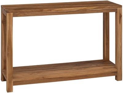 vidaXL - Wandtafel - Naturel - 110 - x - 35 - x - 75 - cm - Massief - Teakhout