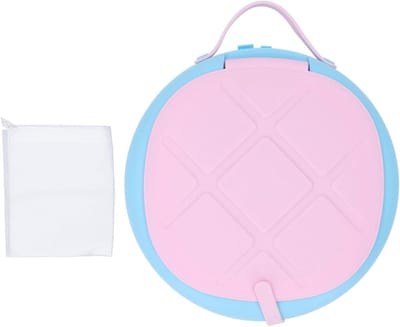 Kinderpotje Opvouwbaar - Reispotje Kind - Zindelijkheidstraining - Speciaal voor Jongens - 28x11 cm - Roze