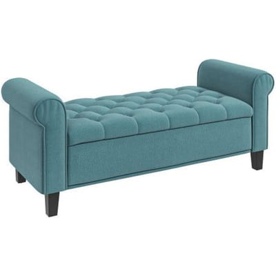 Bedkruk - MUVOE - Groen - Verborgen opbergruimte - Max. belasting. 120 kg - 126 x 48,5 x 47 cm groen