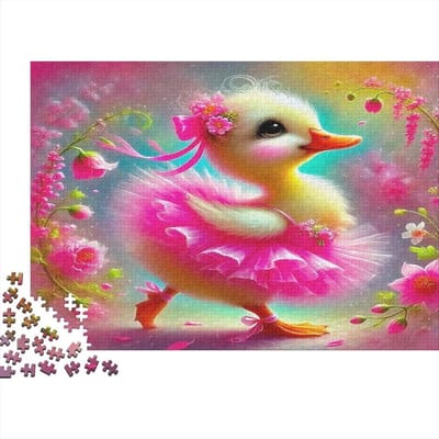 Eend Ballet Puzzel - Legpuzzel Volwassenen - Ontspanning Thuis - 1000 Stukjes - 52 x 38 cm - Stijl 2