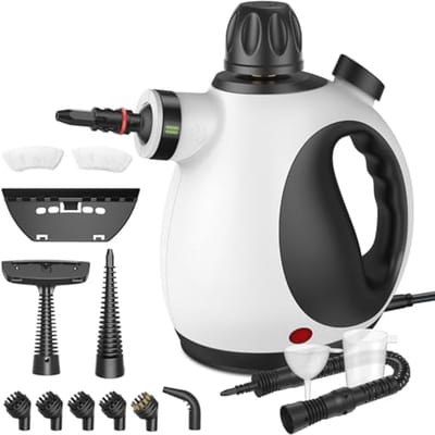 Draagbare Stoomreiniger met 12 Accessoires voor Badkamer, Keuken en Meubels