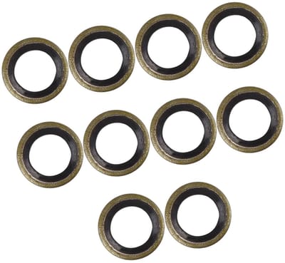 Cosensi- Afdichting Gloednieuw - Crush/Afdichtringen - Oliefiltervervanging - Oliebon - Metalen/Rubber - 8 x 14 x 3 mm - Afdichtring