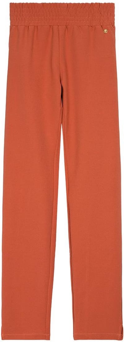 Comfortabele Slim Fit Legging met Hoge Elasticiteit - Oranje - Maat S