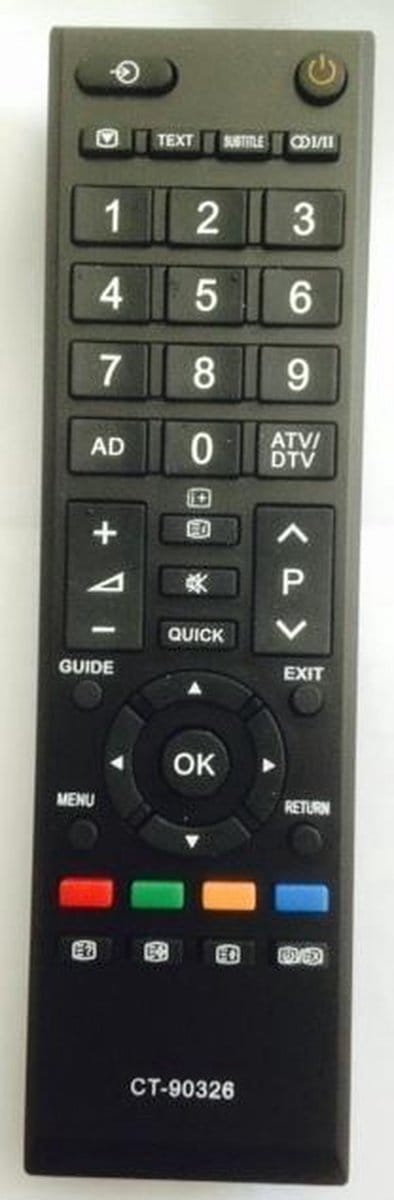 Afstandsbediening Toshiba Ct-90326 – Originele Tv Remote Control