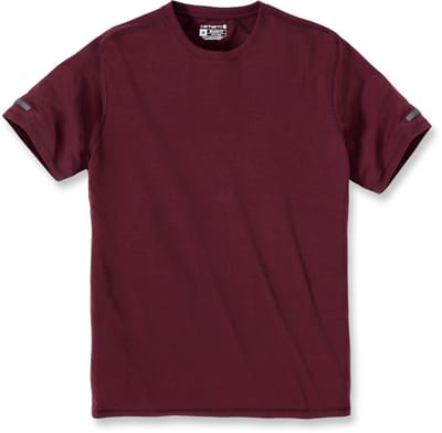 Carhartt Extremes Relaxed Fit -T-shirt met korte mouwen, bordeauxrood