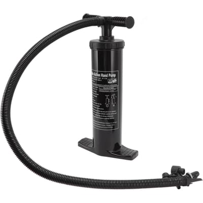 Pompe à air manuelle à main Pompe gonflable manuelle Bateau pneumatique Pompe gonflable Gonfleur portable Grand double sens 4000CC black