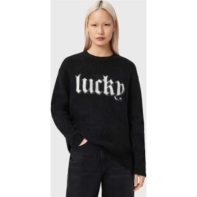 AllSaints Lucky Jumper Black Taglia: XS | Maglioni a maglia Outlet | Donna | Nero
