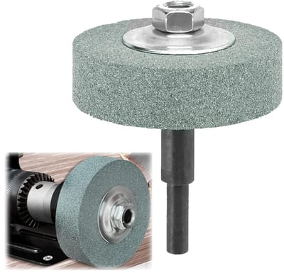 Polijstschijf Adapter voor Boormachine, Ronde Slijpschijf, Slijpkop voor Metaalbewerking, 75mm OD, 10mm ID, Geschikt voor Slijpen en Polijsten