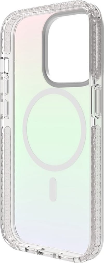 SoSeven, Hoesje Geschikt voor Apple iPhone 15 Pro MagSafe iriserende regenboog, Veelkleurig