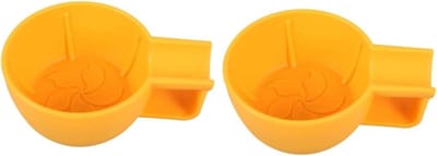 Scheerschuim Kom - Scheerzeep Kom - Schoon Scheren - Stabiele Basis - 16x11.7x6cm - Geel