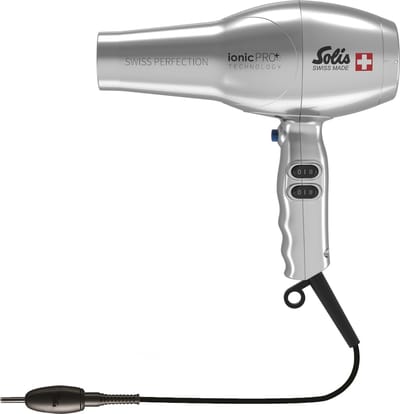 Solis Swiss Perfection 360º ionicPRO 440 - Föhn - Haardroger Professional - Zilver