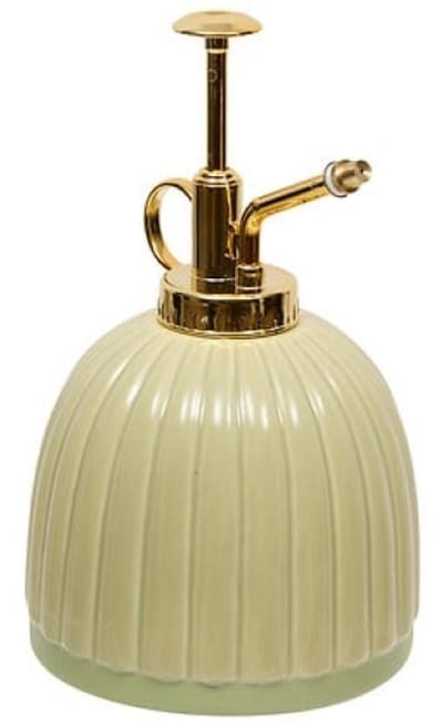 Parfumspuit - Plantenspuit - Keramische Plantensproeier - Bloemenspuit - Kamerplanten Waterverstuiver - Vintage Planten Mister - 220ml - Dolomiet - 10.7 x 10.7 x 17.5 cm - Groen