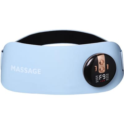 Massage Riem Vibratie Verwarming Taille Pijn Massage Instrument Om Vermoeidheid Taille en Buik Huishoudelijk Puls Warme Riem Artefact te Verlichten N9S hemelsblauwe kleur