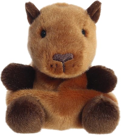Aurora Palm Pals Capibara Knuffel - 13 cm