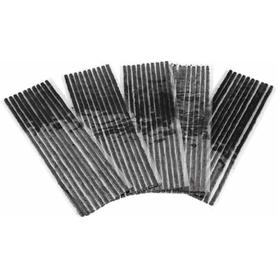 100 stuks Bandenreparatiestroken Rubberen Tubeless Bandenlek Reparatiekoorden voor Auto Motor Zwart 200 X 3,5 mm gray