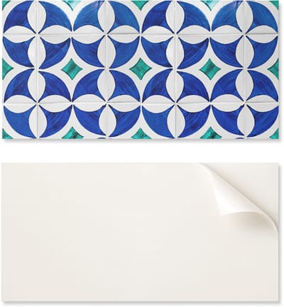Pak zelfklevende vinyltegels met geometrische patronen 6x60x30 cm