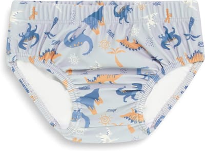 Playshoes Unisex Kids Schwimmwindel Baby and Toddler Swim Diaper, Dino Allover, 74/80, Dino Allover, 74-80, Dino Allover