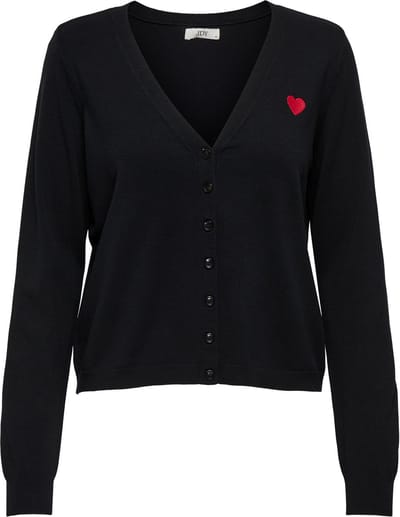 JDY - JDYKATE L/S V-NECK EMB. CARDIGAN KNT - Dames - Cardigans