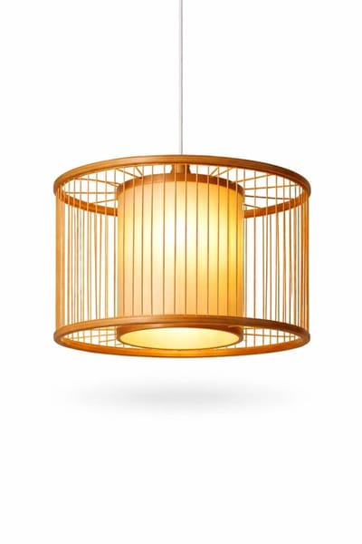 Bamboe Hanglamp – Japandi – Licht naturel – Handgemaakt – Ø30 & Ø40 cm – M- E27