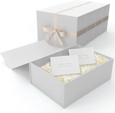 Bridesmaid voorsteldoos met deksel - Geschenkverpakking met magneetsluiting, 5-delig, 33 x 22,8 x 11,7 cm