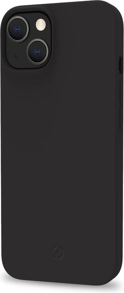 Celly Planet Siliconen hoesje - Geschikt voor Apple iPhone 14 Plus - Recycled TPU Back Cover - Zwart