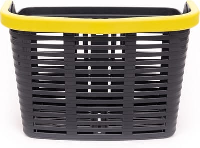Urban Prime UP-BSK-EBK fietstas en mand Voorkant Fietsmand Kunststof Zwart, Geel