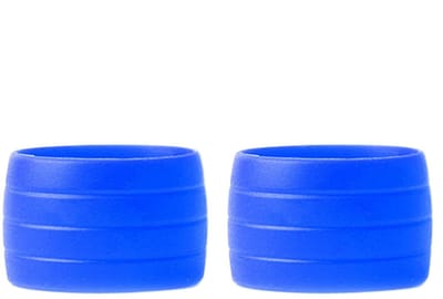 Stuurband bevestiging - Fietsgrepen set - Veilige grip - Robuust siliconenmateriaal - 2 stuks - Blauw