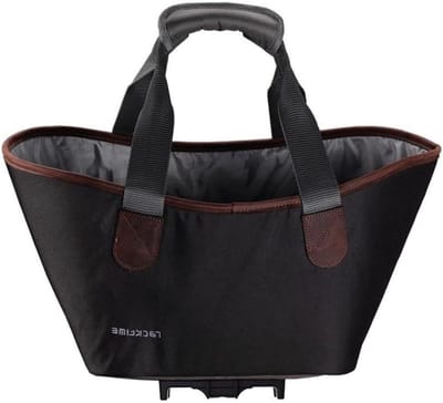 Fietstas - Bagagedragertas - Boodschappen Vervoeren - Met Racktimeadapter - 15 Liter - Zwart