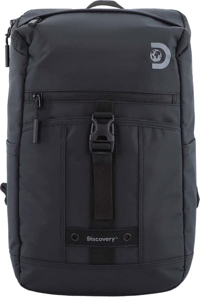 Discovery Rugzak voor 15 inch laptop | Rugtas - Shield - D00115 - Zwart - Zwart