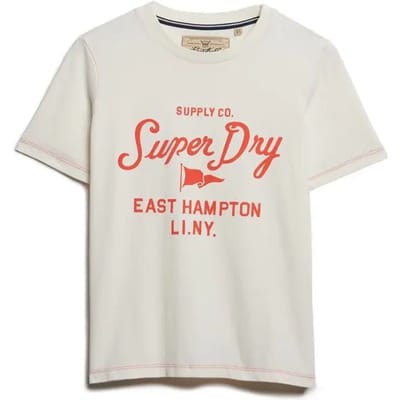 Superdry - Heritage Hamptons T-shirt - Dames - T-shirts