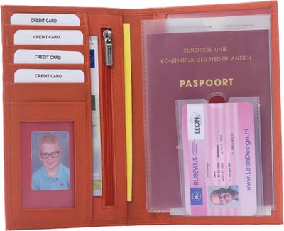 Autopapieren mapje - Leer - A6 map - Autopapieren hoes - Cadeau voor man - Cadeau voor vrouw - Kado man - Kado vrouwen - Kado mannen verjaardag - Mannen cadeautjes - Vrouwen cadeautjes - Portefeuille heren - Portefeuille dames kado - Cadeau - Sale