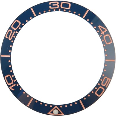 Professionele Horloge Bezel Inzetstuk 38mm Keramische Horloge Bezel Ring Reparatie Vervangend Accessoire voor blue