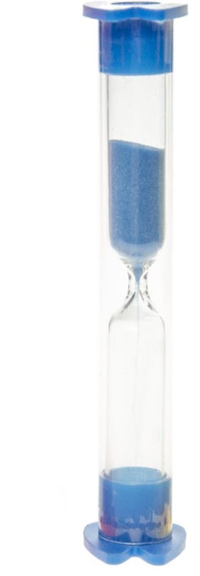 Zandloper - badkamer douche - spelletjes timer - blauw - 3 minuten