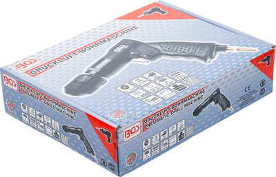 BGS Lucht boormachine met 10 mm snelspan boorhouder