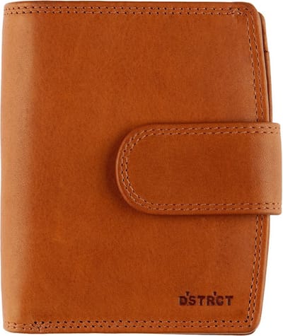 DSTRCT - Wax Lane - Dames portemonnee RFID Rits - Cognac