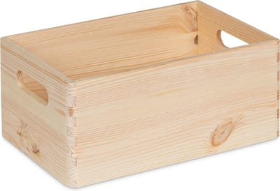HAUDT® houten stapelkist - KIM Mini - 30 x 20 x 13 cm - naturel - kist - opslag
