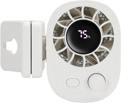 VHV - Autoventilator - usb autoventilator achterbank - USB oplaadbaar, met LED verlichting - voor auto, achterbank, camper