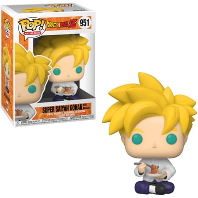 Vinyl figuur Funko Dragon Ball Z POP! Animation Super Saiyan Gohan with Noodles