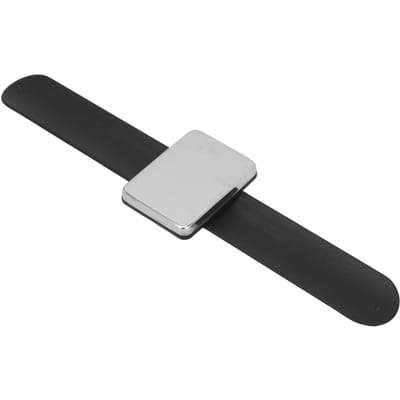 Magnetische Make-up Mengpalet Armband Siliconen Cosmetische Applicator Polsband Rechthoek Zwart white