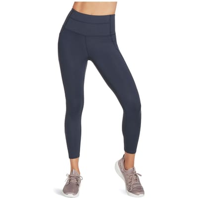 Skechers Performance GOWALK Draag Hoge Taille 7/8 Nylon Dames Blauwe Sportleggings