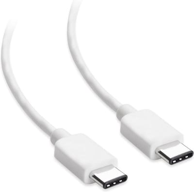 USB-C naar USB-C kabel - USB2.0 - tot 60W / wit - 0,50 meter